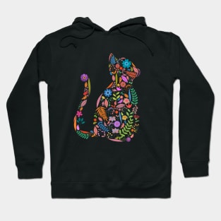 Fancy And Fine Flowered Cat Garden Design Hoodie